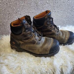 Timberland Pro, 8" Men's Boondocks, Comp. Toe,Men's Work Boots, Brown/Black, 12M